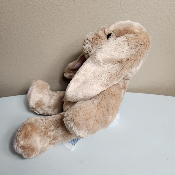 Build-A-Bear Pawlette Tan Floppy Eared Bunny Rabbit Curved 14" - Picture 5 of 9
